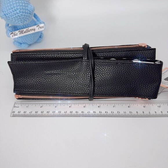 Sephora Roll It Up Pro Makeup Brush Zip Convertible Faux Leather Travel Bag NWT - Picture 9 of 9